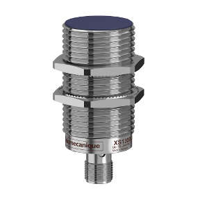 TES Electric Inductive Proximity Metal Barrel Sensor; 30mm; Embeddable; 12-24VDC; NC; PNP; Connector - M12